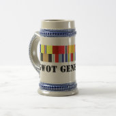 Irak- und Afghanistan-Veteran Bierglas (Vorderseite Links)