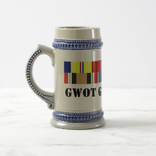 Irak- und Afghanistan-Veteran Bierglas