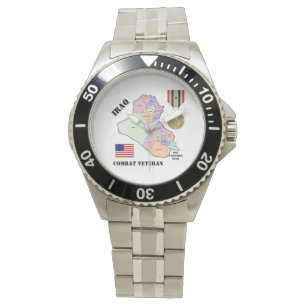 IRAK VETERANER / 1 KAMPAGNSTAR ARMBANDUHR