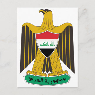 Irak-Wappen Postkarte