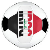 Irakflagge Adortable Patriotic Fußball (Gedreht)
