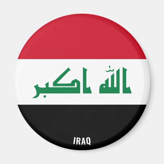 Irakflagge Charming Patriotic Magnet (Vorne)