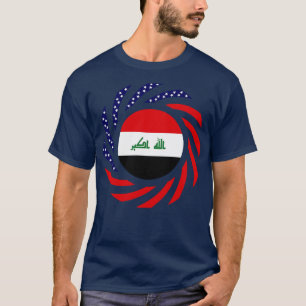 Irakisch-amerikanische multinationale Patriotismus T-Shirt
