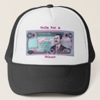 Irakische Dinar mit Saddam Hussein
