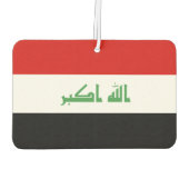 irakische Flagge Autolufterfrischer (Rückseite)