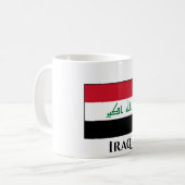 irakische Flagge Kaffeetasse (Vorderseite Links)