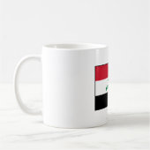 irakische Flagge Kaffeetasse (Links)