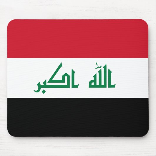 irakische Flagge Mousepad (Vorne)