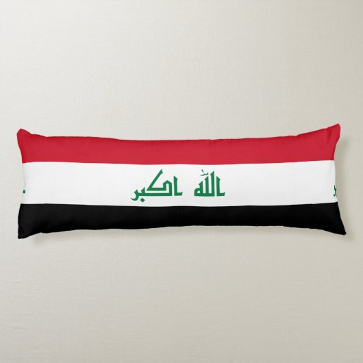 irakische Flagge Seitenschläferkissen (Rückseite)