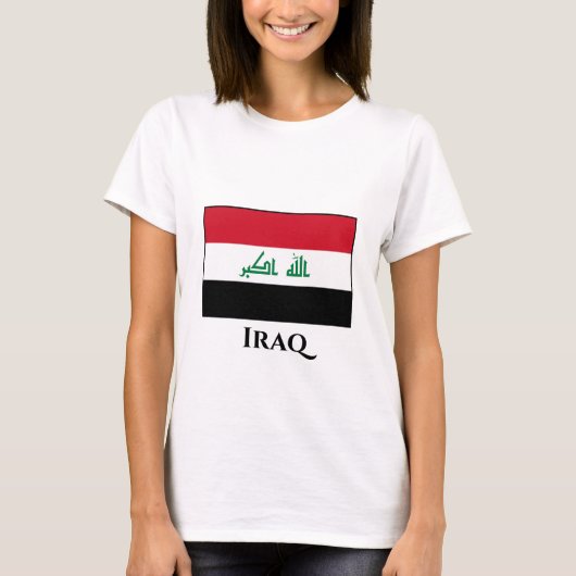 irakische Flagge T-Shirt (Vorderseite)