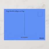 irakische kurdische Dorfbewohner im Irak Postkarte (Rückseite)