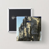 irakische Luftwaffe rekrutiert März Button (Vorne & Hinten)