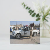 irakische Polizei Postkarte (Stehend Vorderseite)