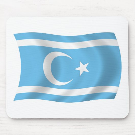 Irakische Turkmensche Flaggenmousepad Mousepad (Vorne)