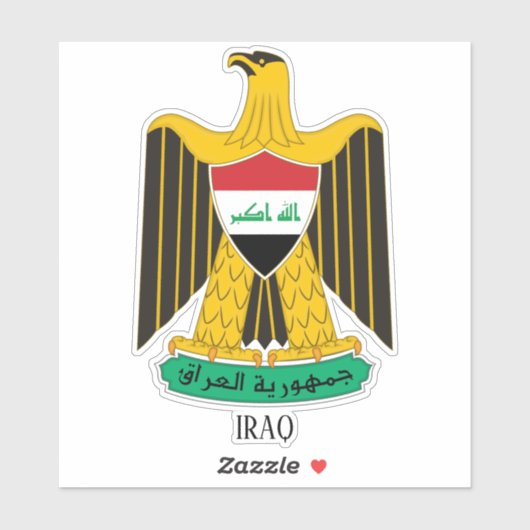 Irakische Wehrpolizei Aufkleber (Blatt)