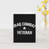 Irakischer Kampfveteran - Karte (Gelbe Blume)