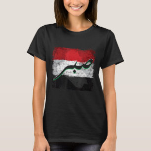 Irakischer Patriot Irak Fahne Bagdad Liebe Irak Ir T-Shirt