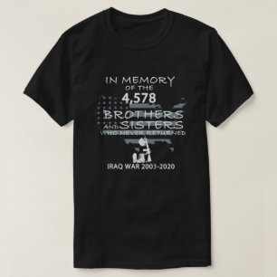 Irakkrieg 2003-2020 zum Gedenktag der Veteranen T-Shirt