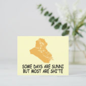 Irakkrieg Postkarte (Stehend Vorderseite)