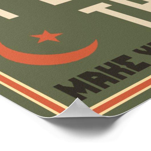 Iran Abstimmung '09 Poster (Ecke)