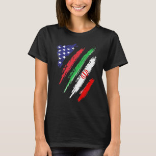 Iran American Ground Flag USA Patriot Heritage Mon T-Shirt