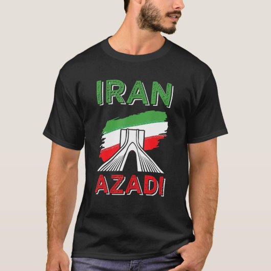 Iran Azadi iranische Liebe Persische Freiheit Frei T-Shirt (Vorderseite)