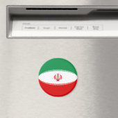 Iran Fischaugen-Flagge-Magnet Magnet (In Situ (Geschirrspüler))