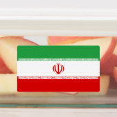 Iran Flag Etiketten (Befestigt)