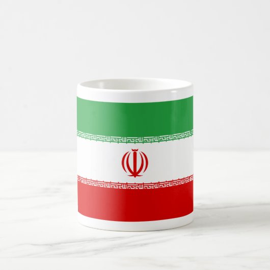IRAN FLAG KAFFEETASSE (Mittel)