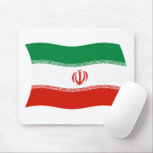 Iran Flag Mousepad (Mit Mouse)