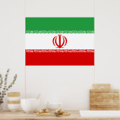 Iran Flag Poster (Küche)
