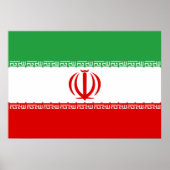 Iran Flag Poster (Vorne)
