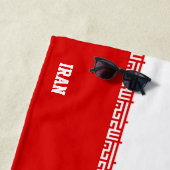 Iran Flag Splendid Patriotic Strandtuch (Beispiel)