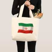 Iran Flag Tote Bag Jumbo Stoffbeutel (Vorderseite (Produkt))