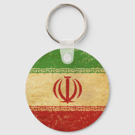 Iran Flag Vintag Design Schlüsselanhänger