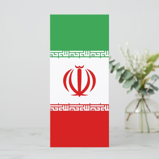 Iran-Flagge (Stehend Vorderseite)