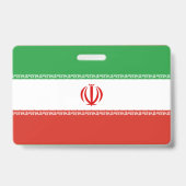 Iran-Flagge Ausweis (Rückseite)