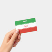 Iran-Flagge Ausweis (Handheld)