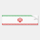 Iran-Flagge Autoaufkleber (Vorne)