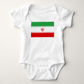 Iran-Flagge Baby Strampler (Vorderseite)