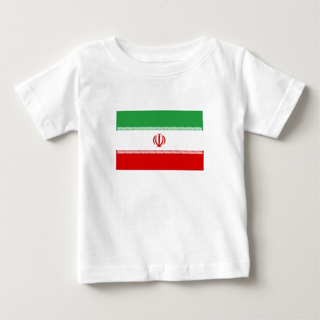 Iran-Flagge Baby T-shirt (Vorderseite)
