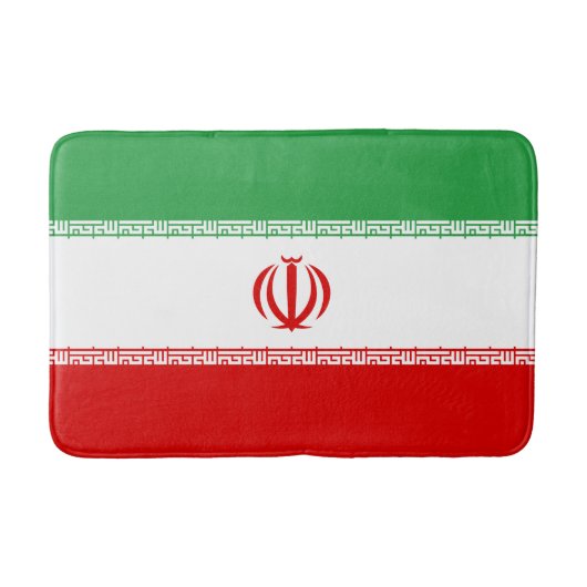 Iran-Flagge Badematte (Vorderseite)