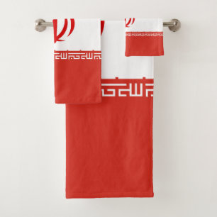 Iran-Flagge Badhandtuch Set