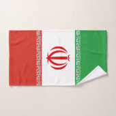 Iran-Flagge Badhandtuch Set (Handtuch)