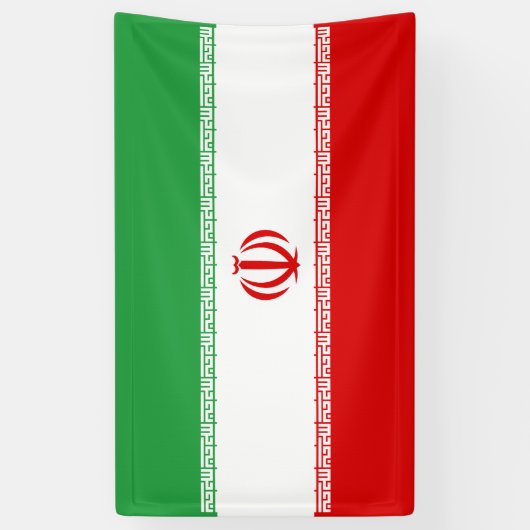 Iran-Flagge Banner (Vertikal)