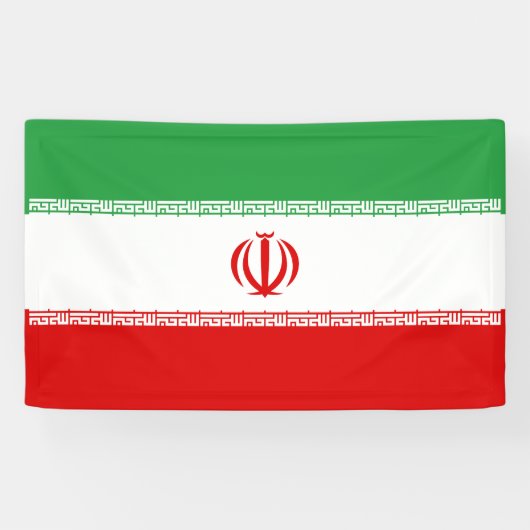 Iran-Flagge Banner (Horizontal)
