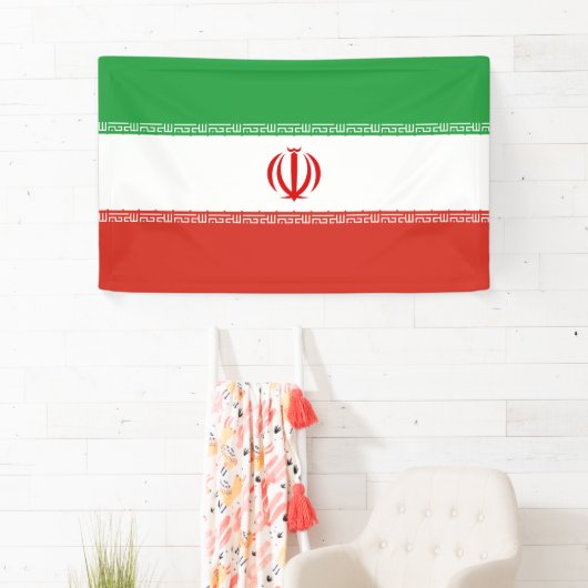 Iran-Flagge Banner (Insitu)