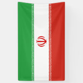 Iran-Flagge Banner (Vertikal)
