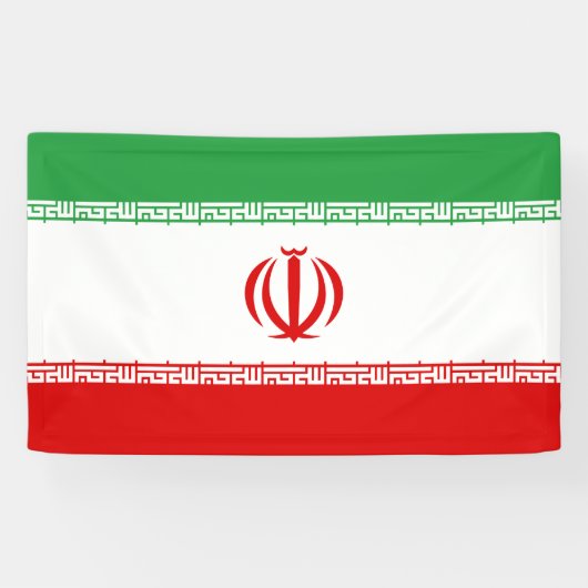 Iran-Flagge Banner (Horizontal)