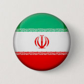 Iran-Flagge Button (Vorderseite)